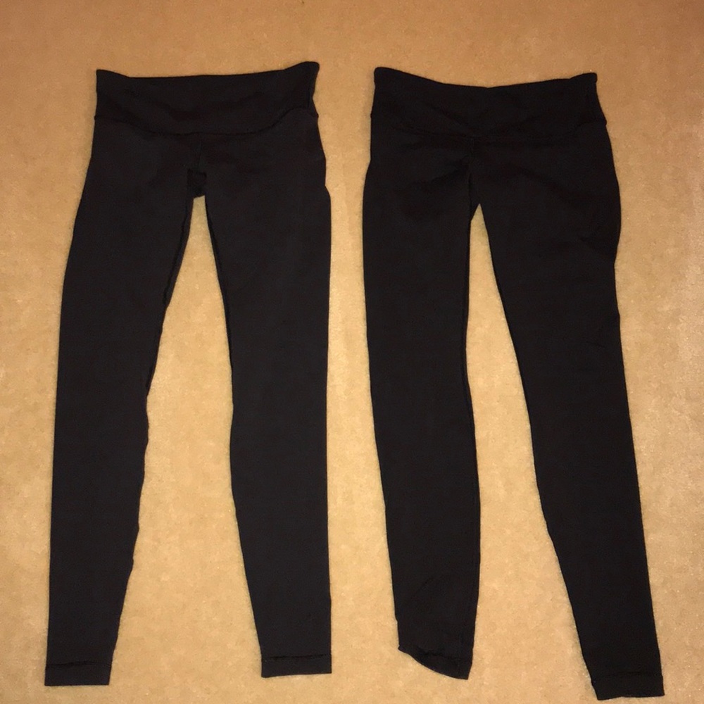 2 pairs Lululemon leggings (old style)